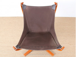 Falcon chair with ottoman