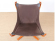 Falcon chair with ottoman