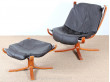 Falcon chair with ottoman