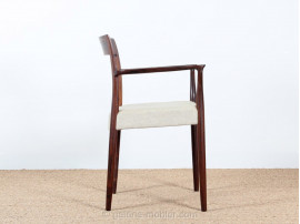 Fauteuil de bureau scandinave en palissandre de Rio.