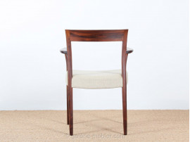 Scandinavian desk chair in rosewood