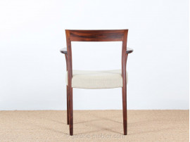 Fauteuil de bureau scandinave en palissandre de Rio.