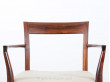 Fauteuil de bureau scandinave en palissandre de Rio.