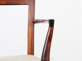 Scandinavian desk chair in rosewood