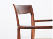 Fauteuil de bureau scandinave en palissandre de Rio.