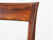 Scandinavian desk chair in rosewood