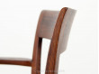 Scandinavian desk chair in rosewood