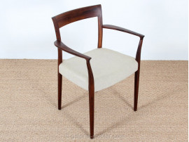 Scandinavian desk chair in rosewood