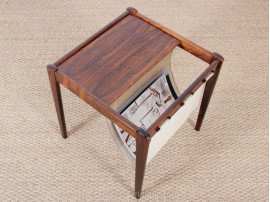 Magazine rack/ Rosewood occasional table