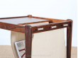 Magazine rack/ Rosewood occasional table