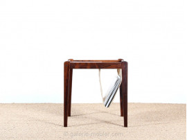 Magazine rack/ Rosewood occasional table