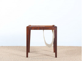 Magazine rack/ Rosewood occasional table