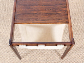 Magazine rack/ Rosewood occasional table