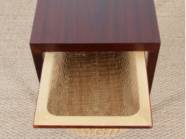 Scandinavian mahogany sewing / occasional table