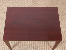 Scandinavian mahogany sewing / occasional table