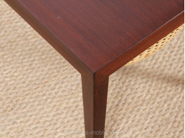 Scandinavian mahogany sewing / occasional table
