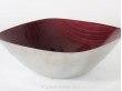 Enameled metal bowl