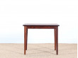 Pair of little coffee or occasional tables in Rio rosewood