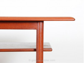 Scandinavian large coffee table in teak