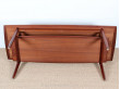 Scandinavian large coffee table in teak