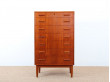 Scandinavian chest of 6 drawers in teak