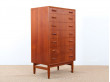 Scandinavian chest of 6 drawers in teak