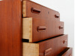 Scandinavian chest of 6 drawers in teak