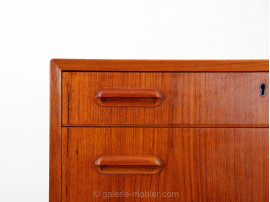 Scandinavian chest of 6 drawers in teak