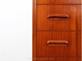 Scandinavian chest of 6 drawers in teak