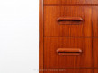 Scandinavian chest of 6 drawers in teak