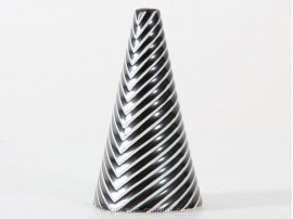 Scandinavian ceramics : conical vase Domino