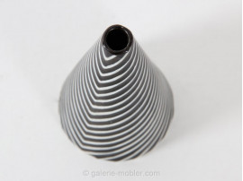 Scandinavian ceramics : conical vase Domino