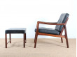 Rio rosewood easy chair and ottoman model 110 (1951)