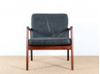 Rio rosewood easy chair and ottoman model 110 (1951)