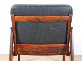 Rio rosewood easy chair and ottoman model 110 (1951)