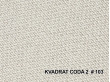 Fabric per meter Kvadrat Coda (18 colours)