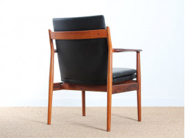 Fauteuil scandinave en palissandre de Rio modèle 431 