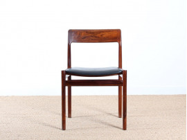 Set of 6 Scandinavian chairs in Rio rosewood