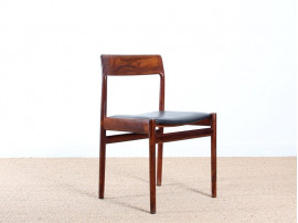 Set of 6 Scandinavian chairs in Rio rosewood