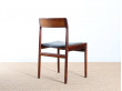 Set of 6 Scandinavian chairs in Rio rosewood