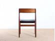 Suite de 6 chaises scandinave en palissandre de Rio