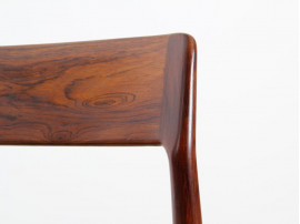 Set of 6 Scandinavian chairs in Rio rosewood