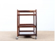 Scandinavian service trolley in rosewood 