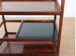 Scandinavian service trolley in rosewood 