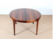 Circle dining table in rosewood, 4/10 seats