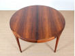 Circle dining table in rosewood, 4/10 seats