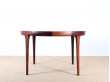 Circle dining table in rosewood, 4/10 seats