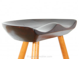 Scandinavian tripod stool