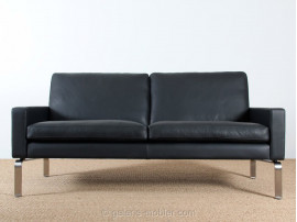 Scandinavian leather sofa, model Firenze