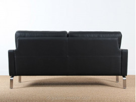 Scandinavian leather sofa, model Firenze